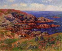 Moret, Henri - Cliffs at Kerserol, Finistere